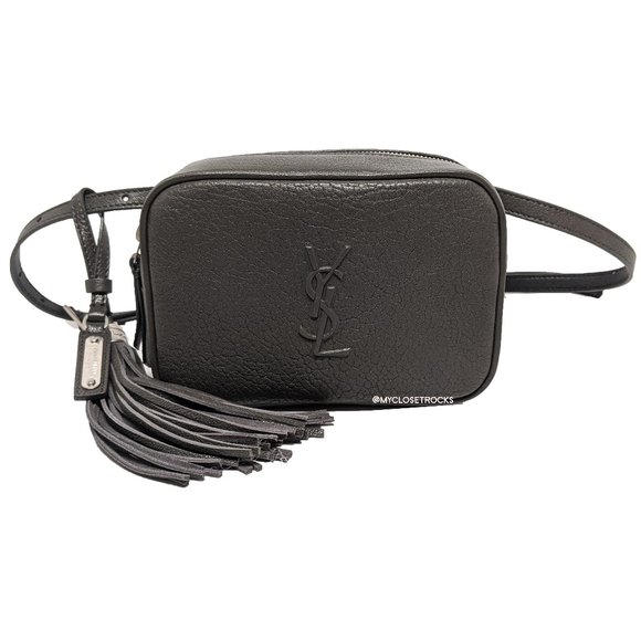 Saint Laurent Handbags - Saint Laurent Grey Monogram Lou Belt Bag